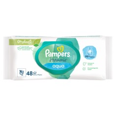 Pampers Harmonie Aqua Μωρομάντηλα, 48 Τεμάχια