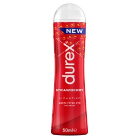 Durex Lube Strawberry Λιπαντικό με γεύση Φράουλα, 50ml