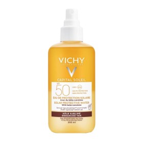 Vichy Capital Soleil Αντηλιακό Νερό Water Spray SPF50 Για Λαμπερό Μαύρισμα, 200ml