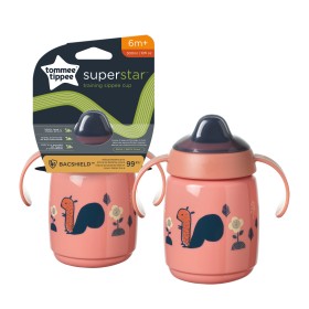 Tommee Tippee Εκπαιδευτικό Kύπελλο με Στόμιο Μαλακής Σιλικόνης Ροζ 6m+, 300ml