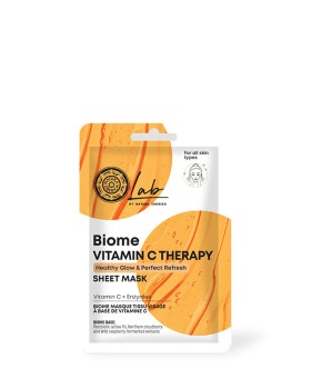 Natura Siberica Biome Vitamin C Therapy Μάσκα Προσώπου για Λάμψη, 1 Τεμάχιο