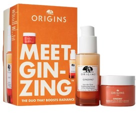 Origins Πακέτο Προσφοράς Ginzing Into the Glow Brightening Serum 30ml & Energizing Gel Cream for Face 30ml