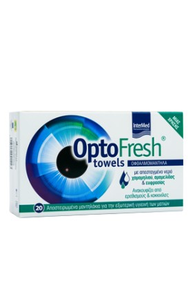 Optofresh Towels Αποστειρωμένα Οφθαλμομάντηλα, 20 Τεμάχια