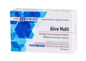 VioGenesis Alive Multi Συμπλήρωμα Διατροφής Πολυβιταμινών, 60 Κάψουλες
