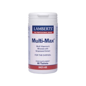 Lamberts Multi Max Πολυβιταμινούχο Σκεύασμα Yψηλής Περιεκτικότητας Συνίσταται για Άτομα Άνω των 50 Ετών, 60 Ταμπλέτες