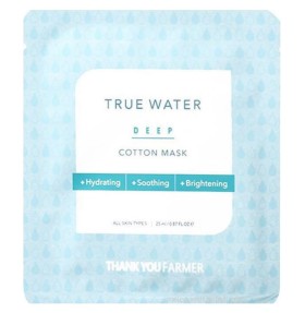 Thank You Farmer True Water Deep Cotton Mask 25ml Ενυδατική Μάσκα Π...