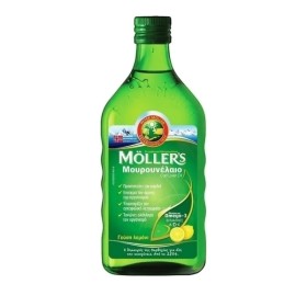 Mollers Μουρουνέλαιο Cod Liver Oil σε Υγρή Μορφή με Γεύση Λεμόνι, 2...