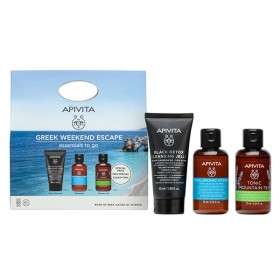 Apivita Promo Greek Weekend Escape Εssentials to Go Cleansing Black...