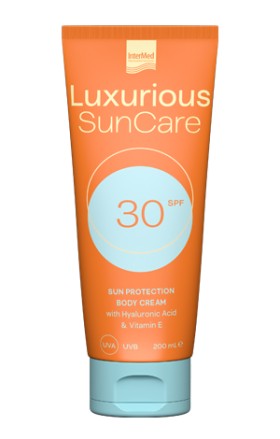 Luxurious Sun Care Sun Protection Body Cream SPF30 Αντηλιακή Κρέμα Σώματος, 200 ml