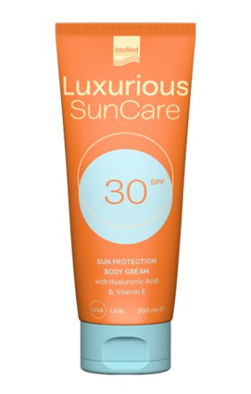 Luxurious Sun Care Sun Protection Body Cream SPF30 Αντηλιακή Κρέμα Σώματος, 200 ml