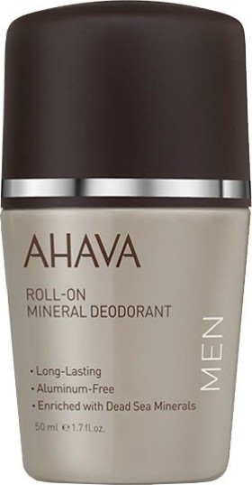 Ahava Men Time To Energize Magnesium Rich Roll On Deodorant Men Αντρικό Αποσμητικό 50ml