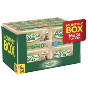 BabyCare Natura Μωρομάντηλα (16x54) Monthly Box, 864 Τεμάχια