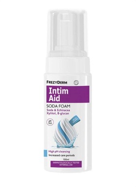 Frezyderm Intim Aid Soda Foam Αφρός Καθαρισμού για Ευαίσθητη Περιοχή, 100ml