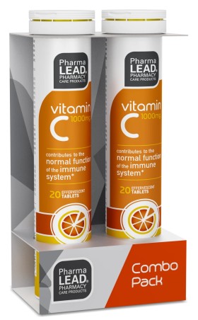 PharmaLead Promo Vitamin C 1000mg Για Το Ανοσοποιητικό 20 Αναβράζον...
