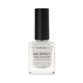 Korres Βερνίκι Νυχιών Gel Effect Nail Colour (No.02) Porcelain White, 11ml