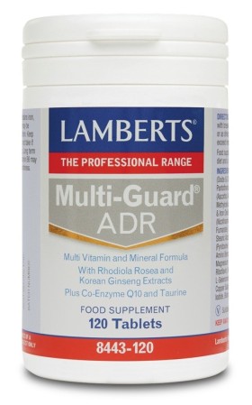 Lamberts Multi-Guard ADR Πολυβιταμίνη για Ενέργεια και Τόνωση, 120 Ταμπλέτες