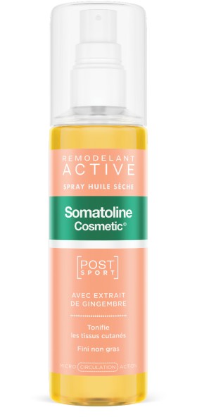 Somatoline Cosmetic Remodelant Active Post Sport Dry Oil Spray Αγωγή Σμίλευσης Σώματος, 125ml