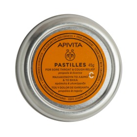 Apivita Pastilles Παστίλιες με Πρόπολη & Γλυκύρριζα για τον Ερεθισμένο Λαιμό, 45gr