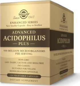 Solgar Advanced Acidophilus Plus, 120 Φυτικές Κάψουλες