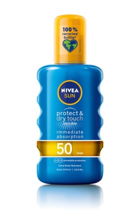 Nivea Sun Protect & Dry Touch Water Spray Αντηλιακό Σε σπρέι Με SPF...