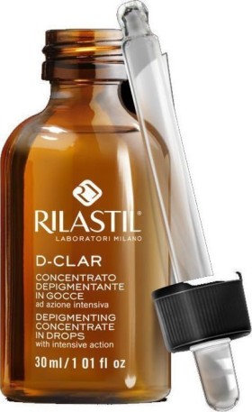 Rilastil D-Clar Depigmenting Concentrate In Drops Serum Προσώπου Για Δυσχρωμίες, 30ml