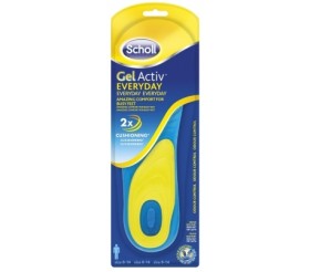 SCHOLL GEL ACTIV EVERYDAY ΑΝΔΡΙΚΟΙ ΠΑΤΟΙ 40-46,5 1ζευγάρι