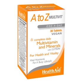 Health Aid A To Z Multivit Lutein Πολυβιταμίνη, 30 Ταμπλέτες