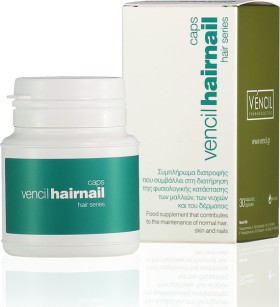 Vencil Hairnails Συμπλήρωμα διατροφής για Μαλλιά, Δέρμα & Νύχια, 30 Κάψουλες