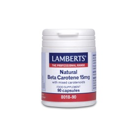 Lamberts Natural Beta Carotene 15mg Συμπλήρωμα Με Ισχυρή Αντιοξειδωτική Δράση, 90 Κάψουλες