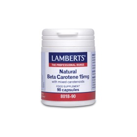 Lamberts Natural Beta Carotene 15mg Συμπλήρωμα Με Ισχυρή Αντιοξειδωτική Δράση, 90 Κάψουλες