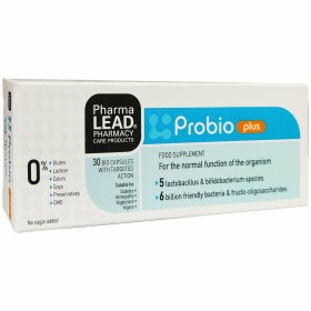 PharmaLead Probio Plus Συμπλήρωμα Διατροφής Αποκατάστασης Εντερικής Χλωρίδας, 30caps