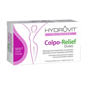 Hydrovit Intimcare Colpo-Relief Ovules Κολπικά Υπόθετα για την Κολπ...