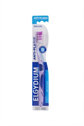 Elgydium Antiplaque Medium Μέτρια Οδοντόβουρτσα, 1 Τεμάχιο