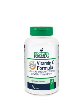 Doctors Formula Vitamin C Formula Fast Action Συμπλήρωμα Διατροφής Βιταμίνης C 1000mg Γρήγορης Απορρόφησης, 30 Δισκία
