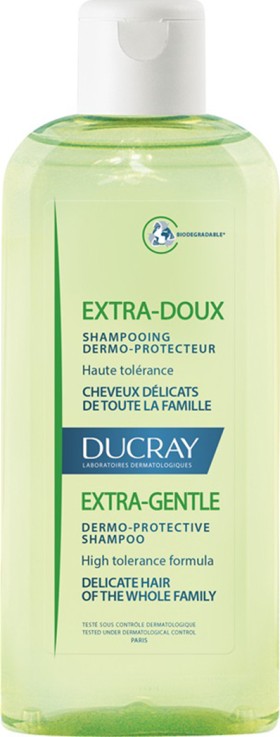 Ducray Extra-Gentle Dermo-Protective Shampoo for Delicate Hair Απαλ...