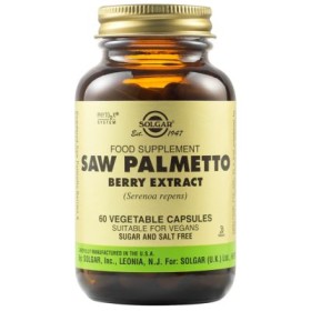 Solgar Saw Palmetto Berry Extract Για τον Προστάτη, 60 Φυτικές Κάψο...