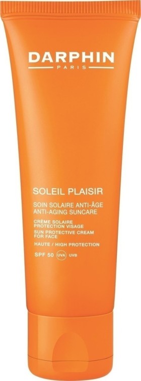Darphin Soleil Plaisir Protective Cream Αντηλιακό Προσώπου Με Αντιρυτιδική Δράση SPF50, 50ml