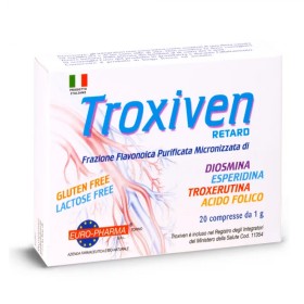 Bionat Troxiven Retard Συμπλήρωμα Διατροφής για την Υγεία των Αγγείων, 20 Kάψουλες