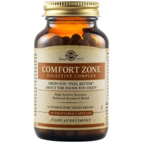 Solgar Comfort Zone Digestive Complex Για την Πέψη, 90 Φυτικές Κάψουλες