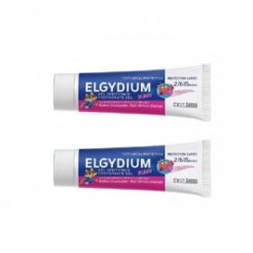 Elgydium Οδοντόκρεμα Παιδική Red Berries 2+, 2x50ml