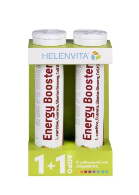 Helenvita Energy Booster Συμπλήρωμα για Ενέργεια και Τόνωση, 2x20 Αναβράζοντα δισκία