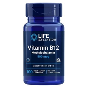 Life Extension Vitamin B12 Methylcobalamin 500 mcg Συμπλήρωμα Διατρ...