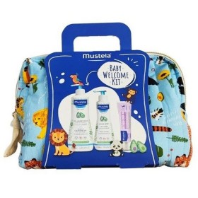 Mustela Baby Welcome Kit με Απαλό Αφροντούς, 500ml, Ενυδατικό Γαλάκτωμα Σώματος, 300ml & Κρέμα για την Αλλαγή της Πάνας, 100ml, 1σετ