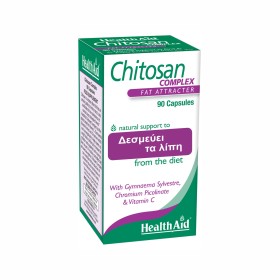 Health Aid Chitosan Φυσικός Δεσμευτής Λίπους για Aδυνάτισμα, 90 Κάψουλες