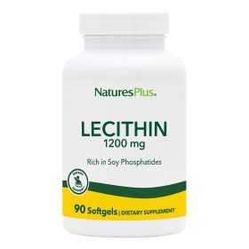 Natures Plus Lecithin 1200mg Συμπλήρωμα Λεκιθίνης για Καύση του Λίπους και Ενίσχυση του Καρδιαγγειακού Συστήματος, 90 μαλακές κάψουλες