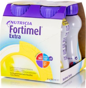 Fortimel Extra Υπερπρωτεϊνικό Ρόφημα με γεύση Βανίλια, 4x200ml