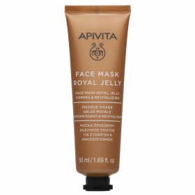 Apivita Face Mask Μάσκα Προσώπου για Σύσφιξη & Αναζωογόνηση με Βασιλικό Πολτό 50ml