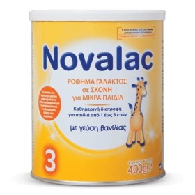 Novalac 3 Ρόφημα Γάλακτος σε Σκόνη για Παιδιά Μέτα τον 1o Χρόνο 400gr