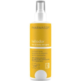 Pharmasept Heliodor Face & Body Sun Spray SPF50 Αντηλιακό για Πρόσωπο & Σώμα, 165gr
