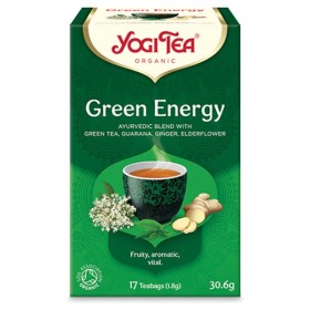 Yogi Tea Green Energy Αφέψημα Πράσινου Τσαγιού, 17x1.8g